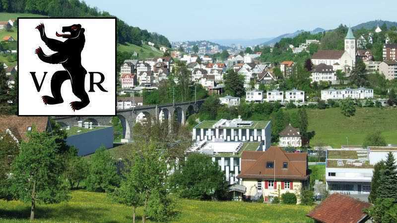 Appenzell Rh.-Ext. village pont ferroviaire