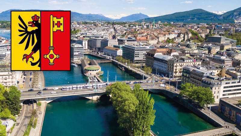 Ponts du Rhône à Genève