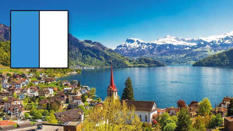 Lucerne Weggis lac des Quatre-Cantons montagnes