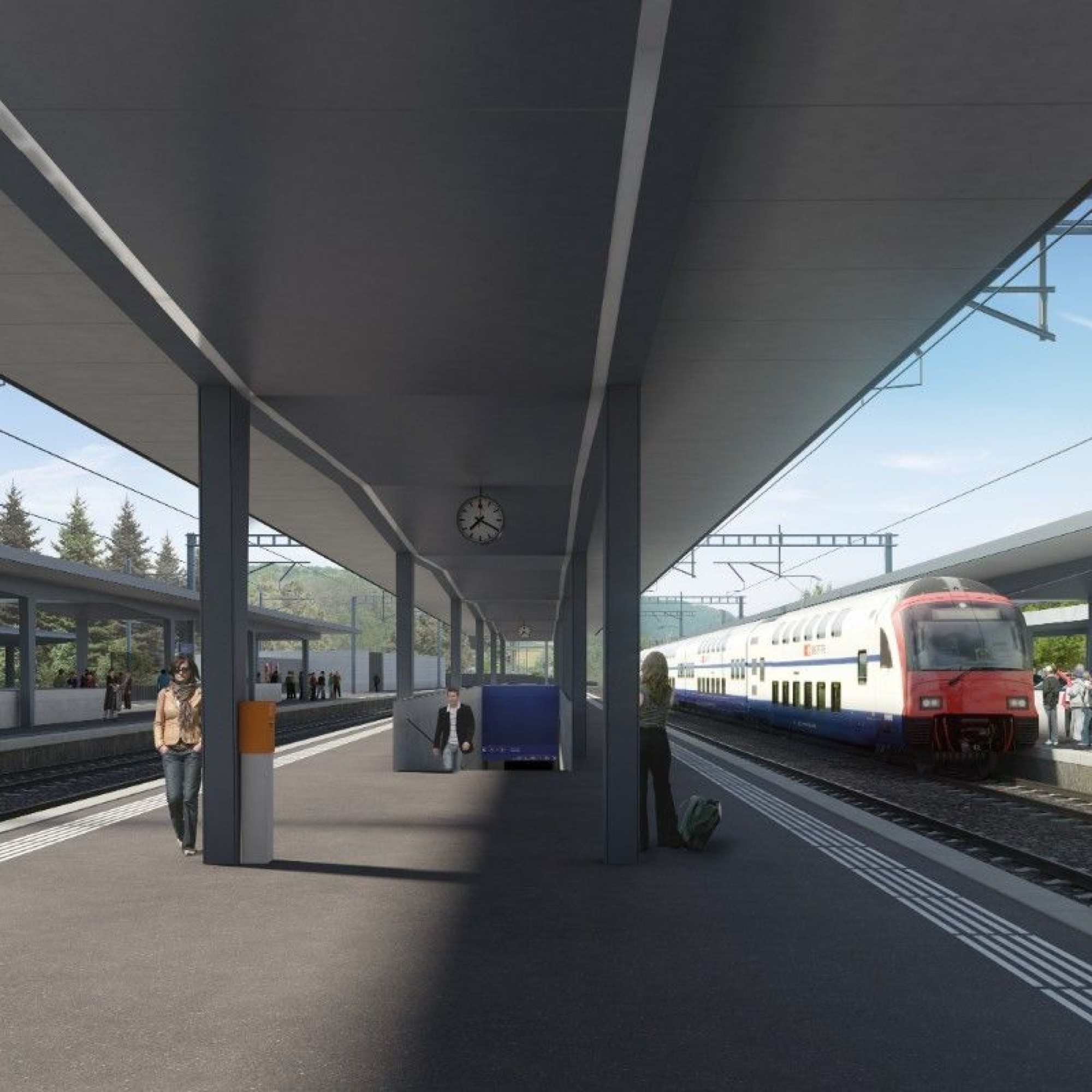 Aménagement à quatre voies de la gare de Liestal