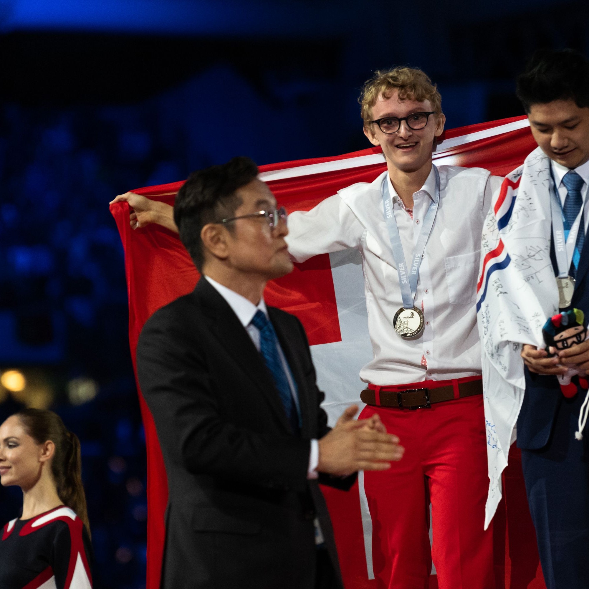 Nicolas Ettlin aux WorldSkills de Kazan 2019.