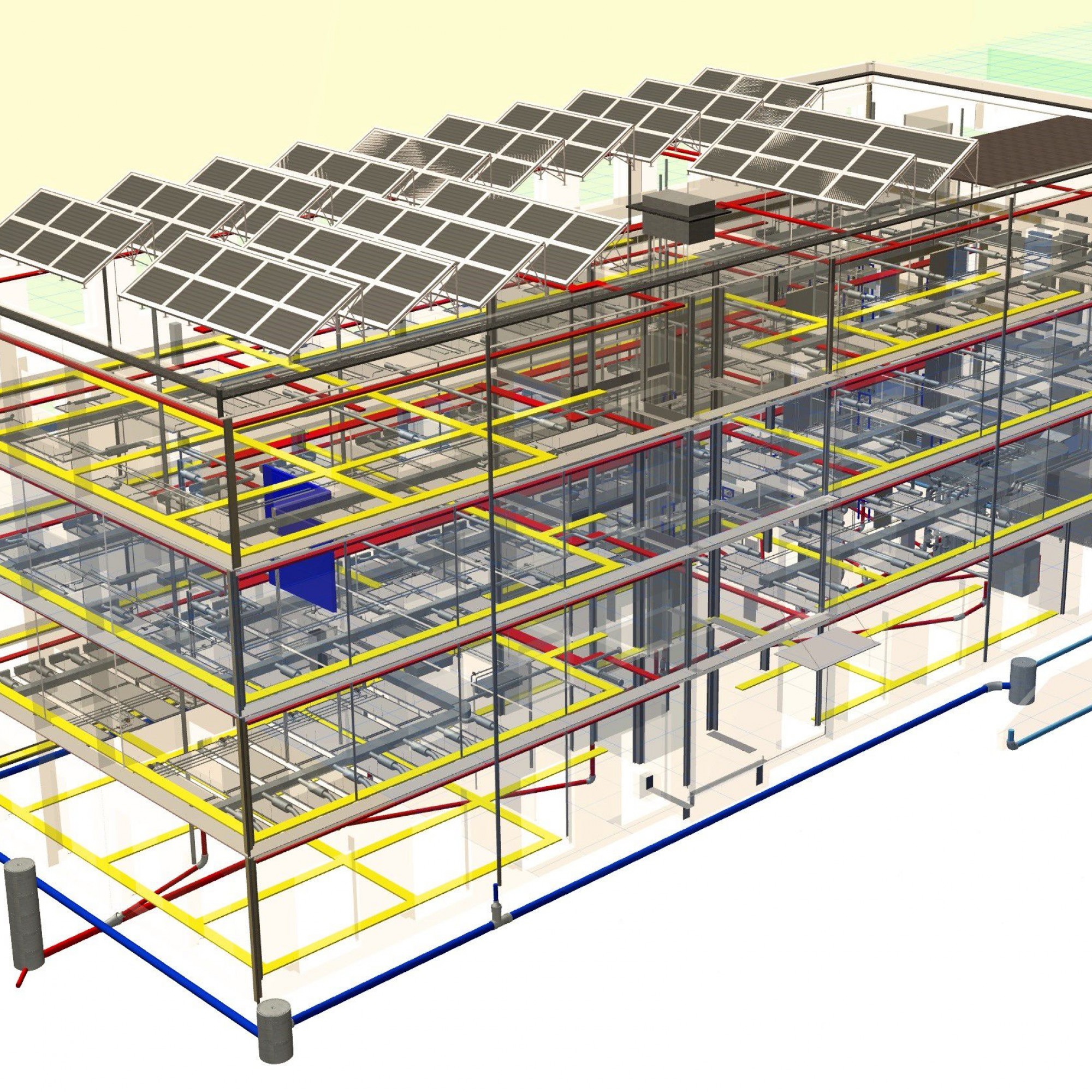 BIM hospitalier Fribourg préfabriqué