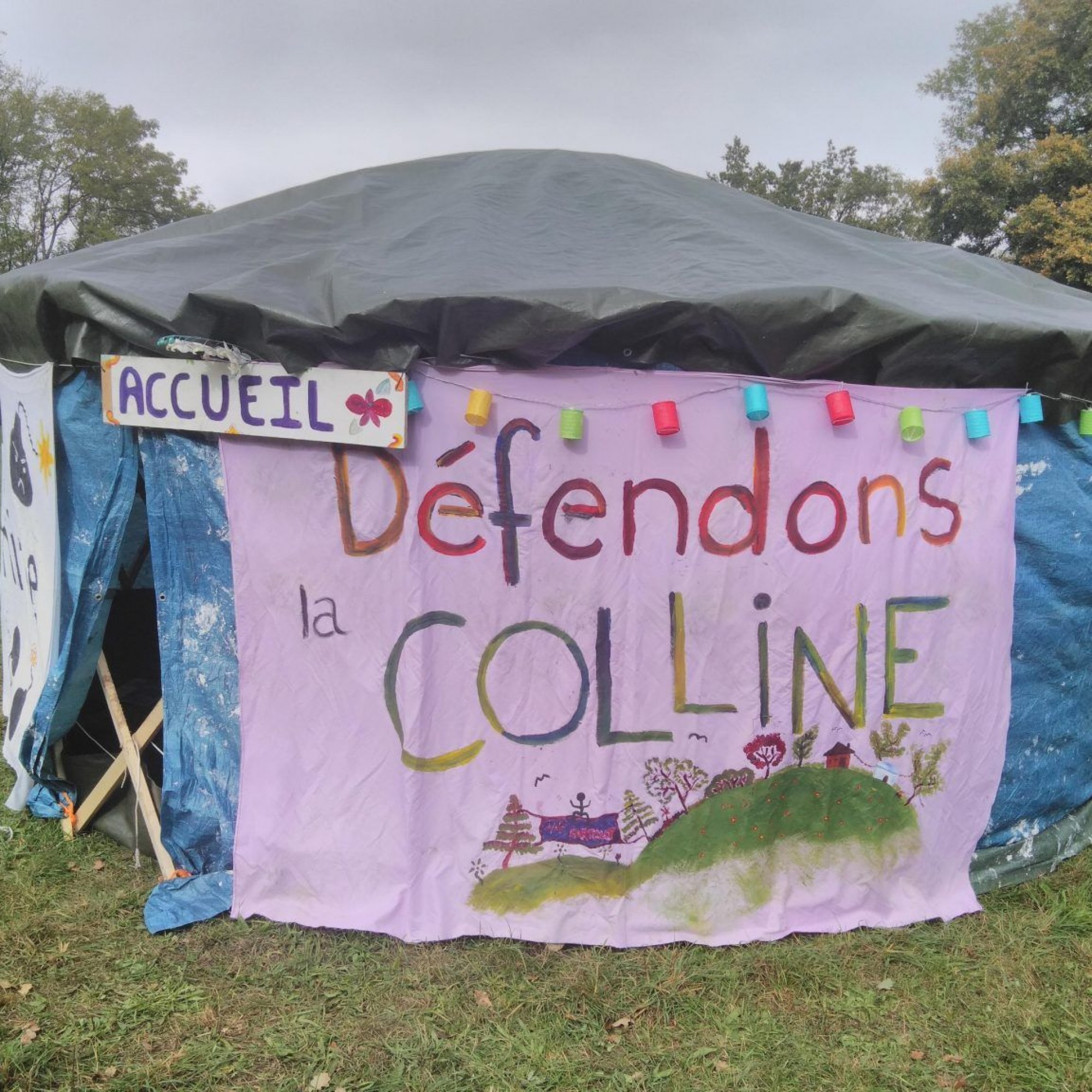 Une ZAD fait barrage à Holcim et sa carrière d'Eclépens