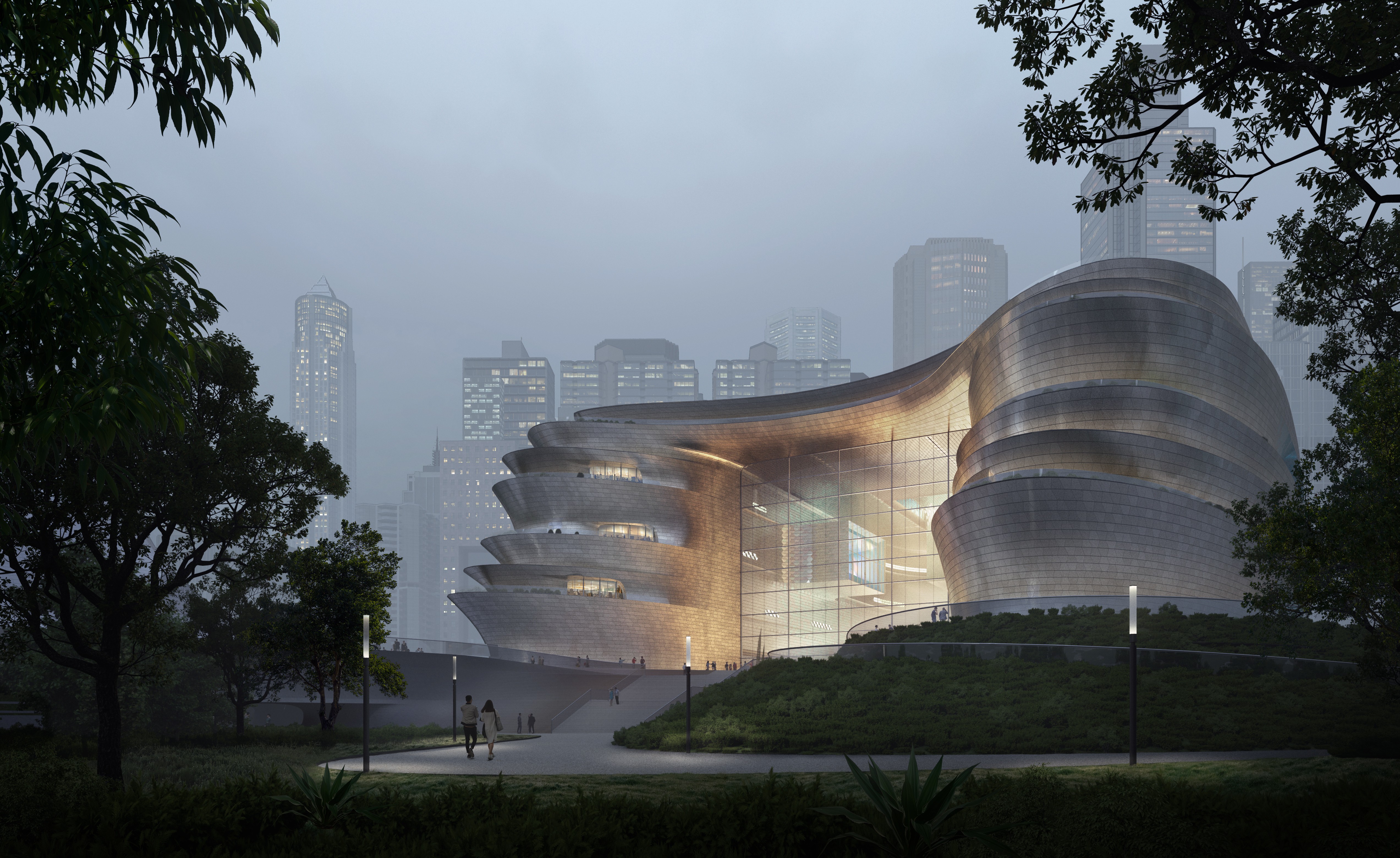 Zaha Hadid Architectes présnte le futur musée des sciences et de la technologie de Shenzhen