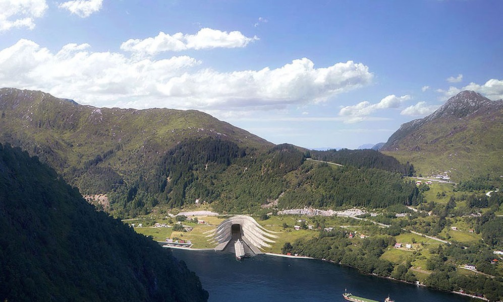 Tunnel bateaux Norvège 1