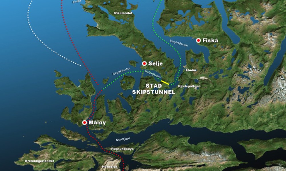 tunnel bateaux Norvège 3