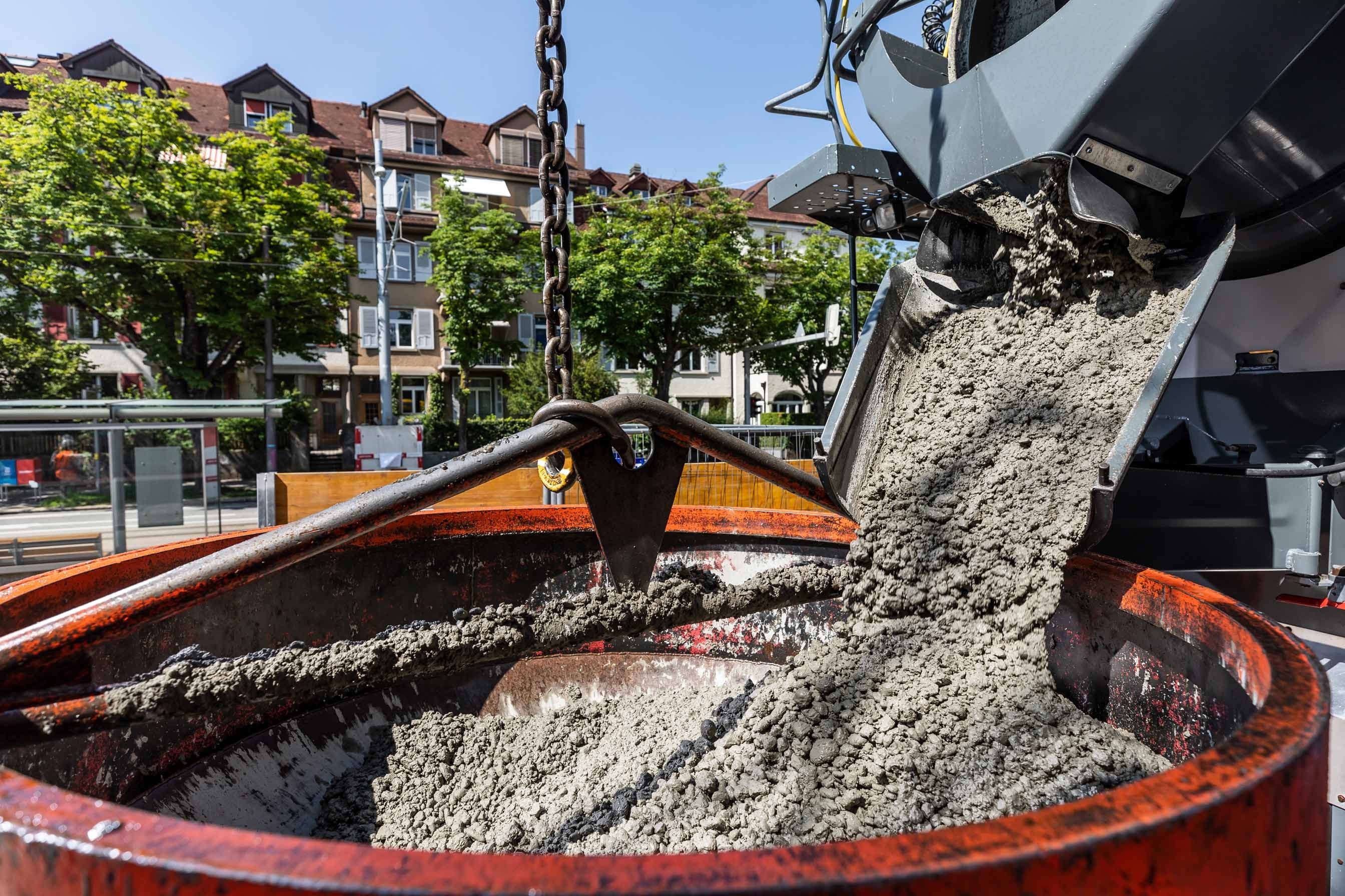 Du béton écolo Neustark pour un complexe immobilier de pointe, Tramdepot Burgernziel à Berne