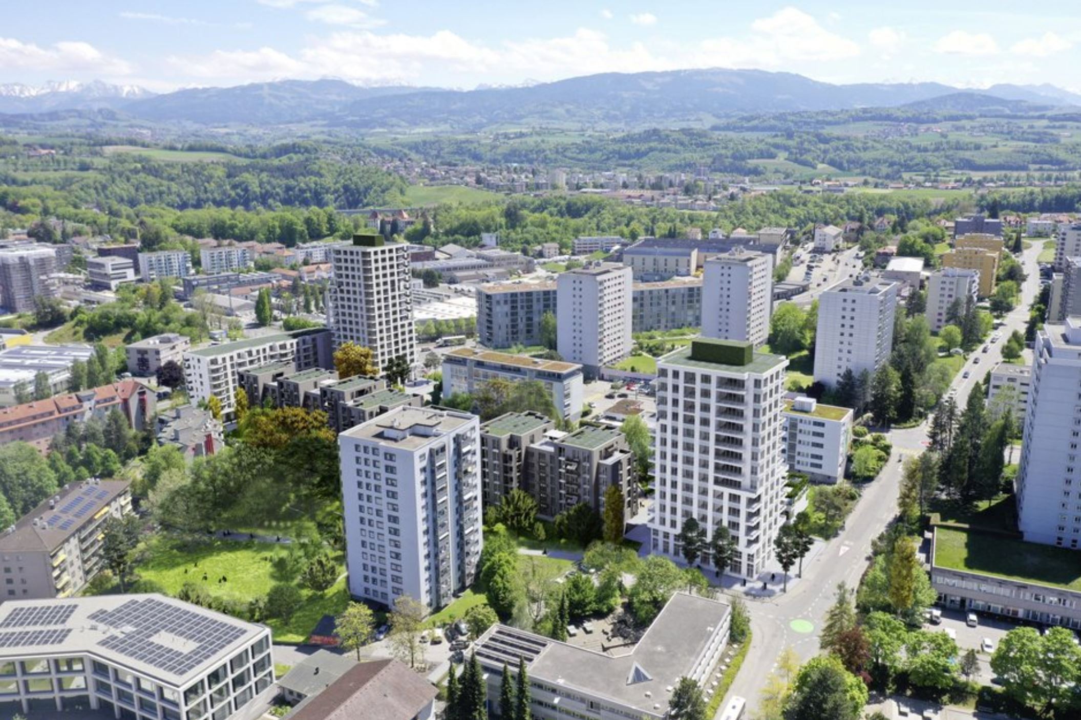 D'ici 2025, 700 habitants pourront emménager à la Vignettaz dans le nouveau quartier baptisé FriGlâne.