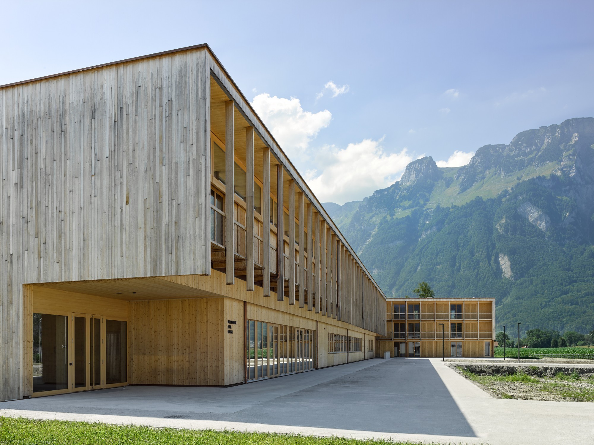 Création d'un centre agricole à Salez (St-Gall) par l'architecte Andy Senn Architecte BSA SIA (St-Gall)