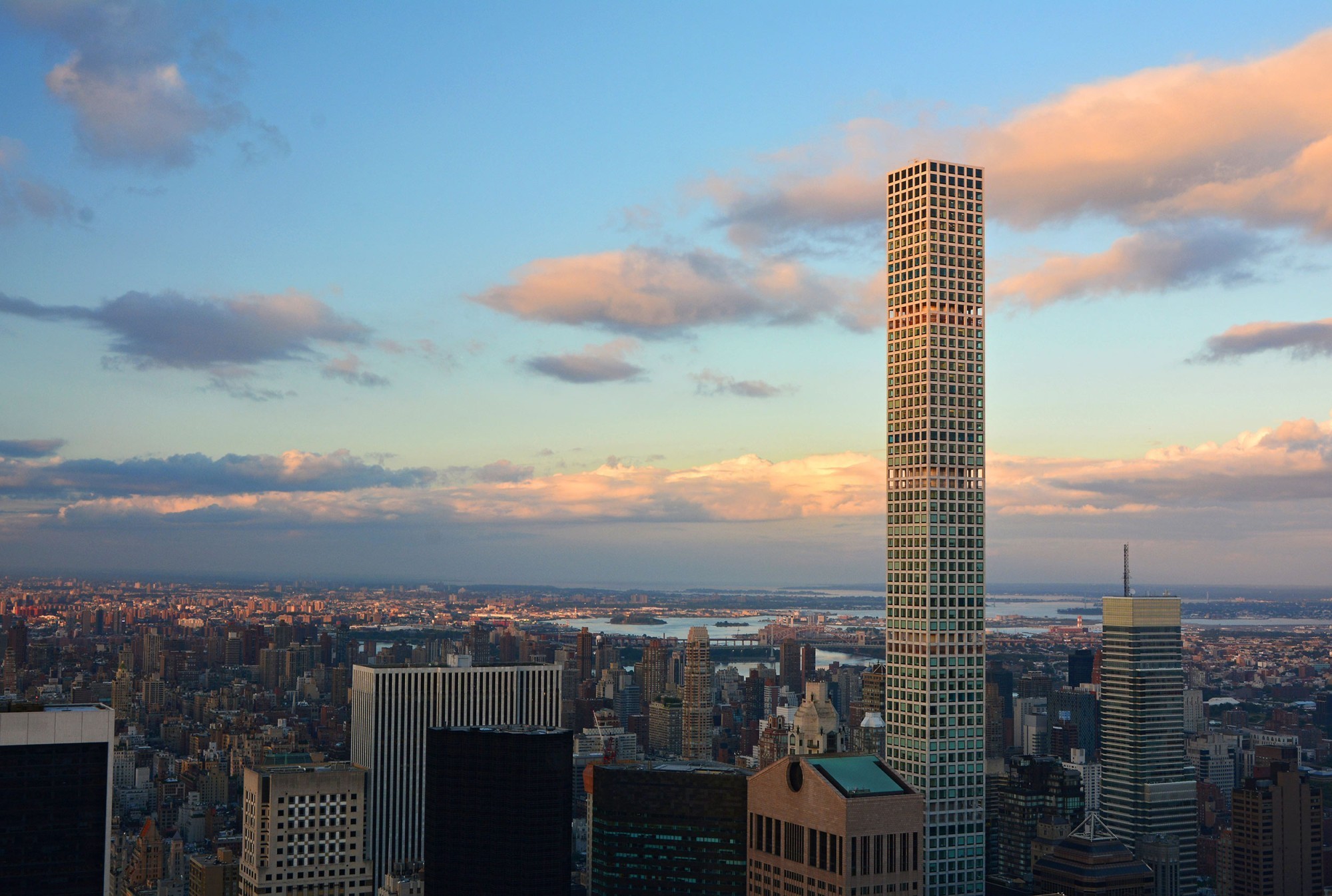 La tour du 432 Park Avenue: les gratte-ciel sont de plus en plus étroits.