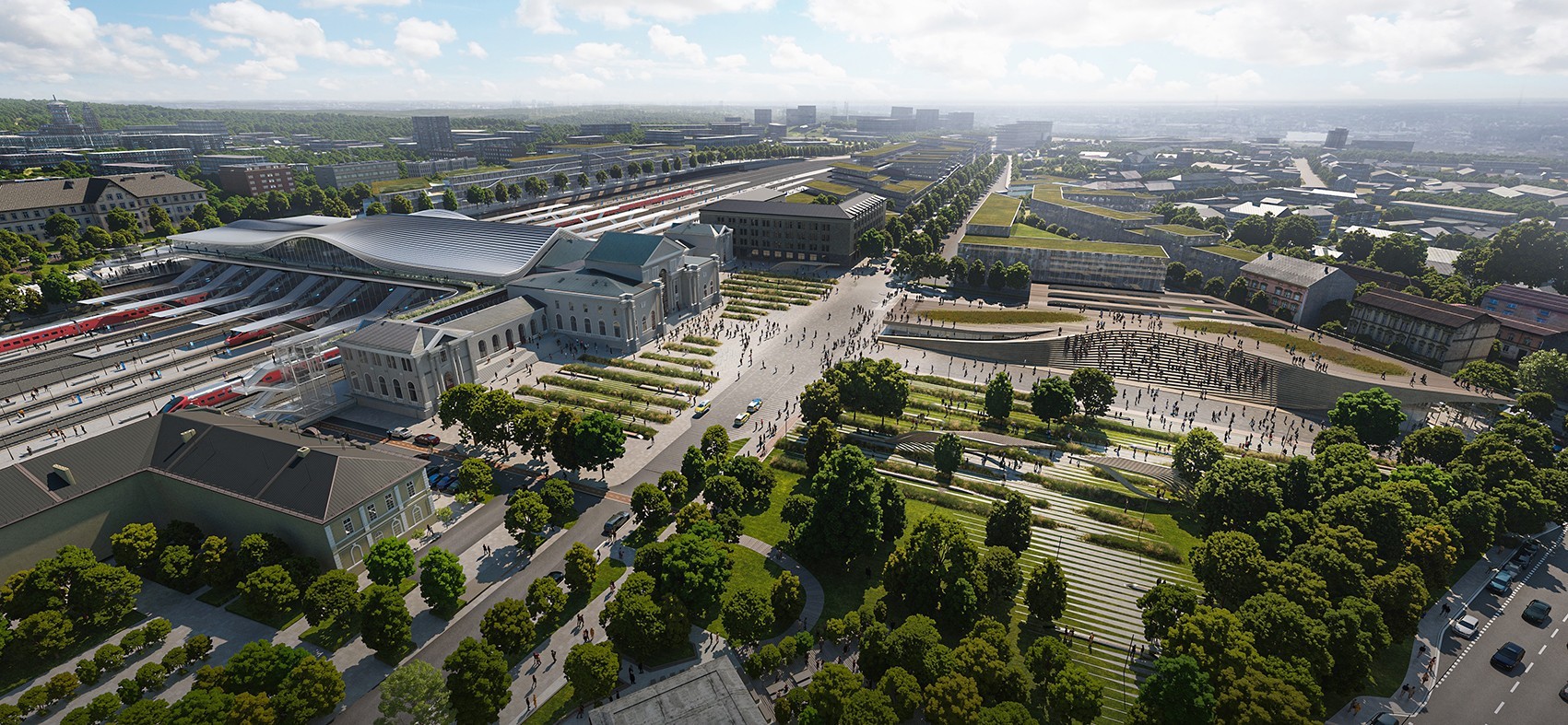 Parallèlement, les abords de la gare seront également réaménagés.