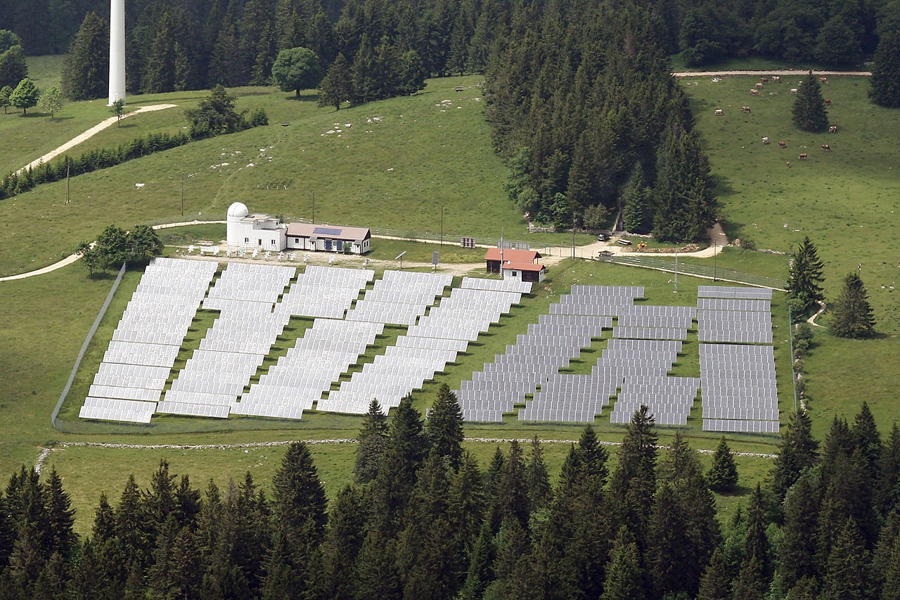 Centrale solaire Mont-Soleil