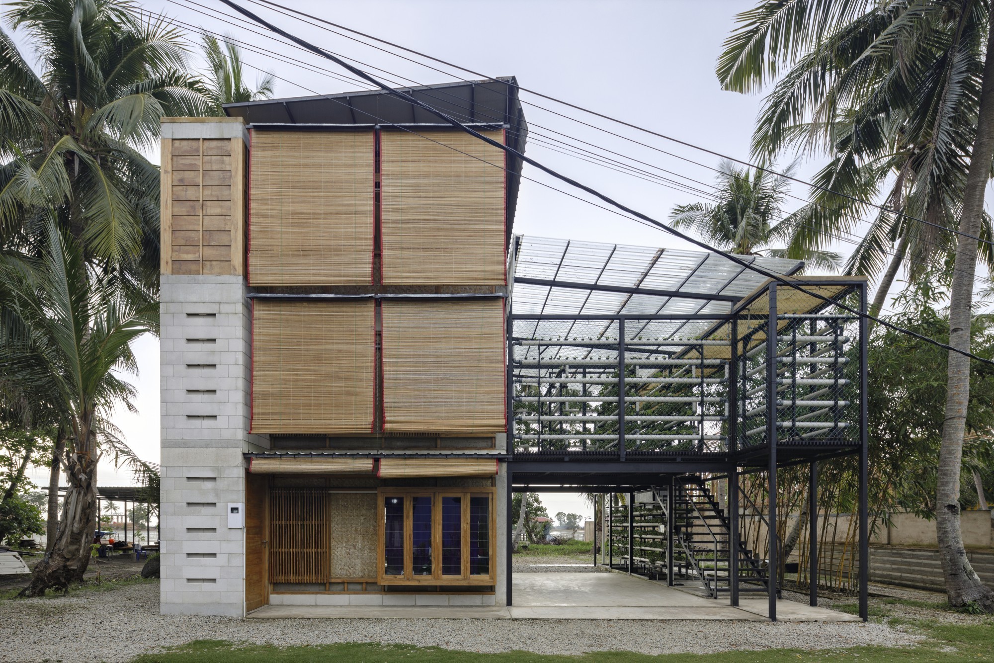 La maison conçue par des architectes de l'EPFZ en Indonésie peut être agrandie jusqu'à trois étages.