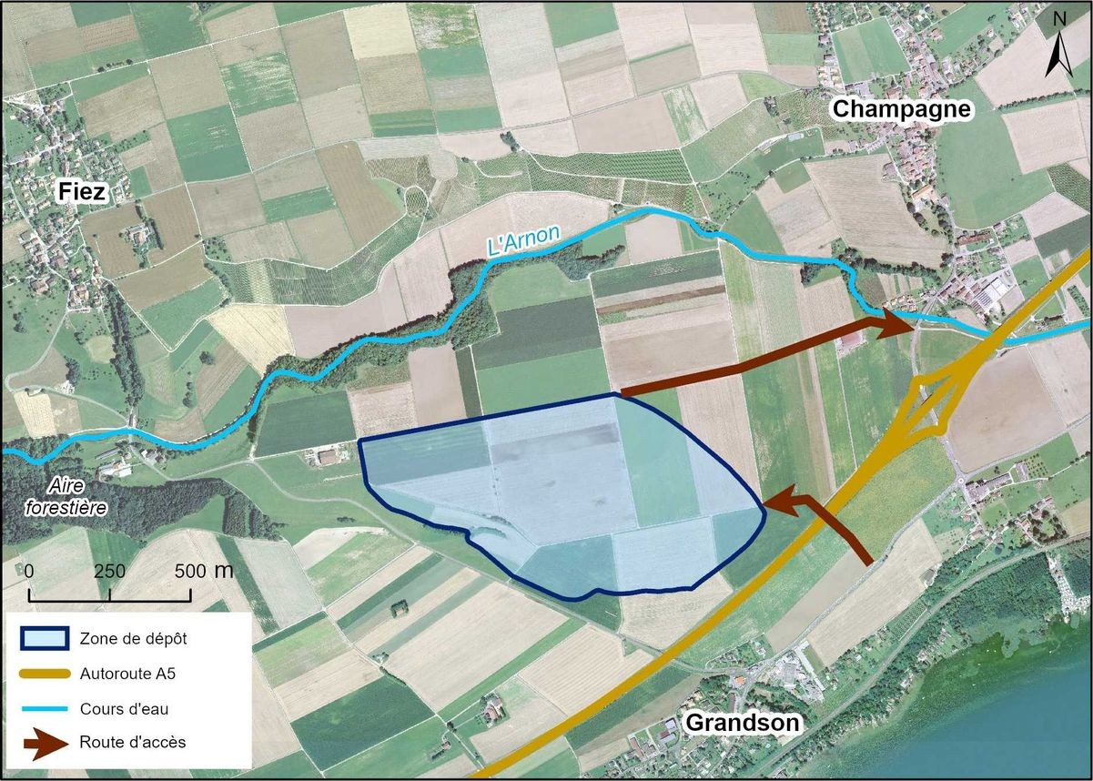 Décharge des Echatelards - Vaud