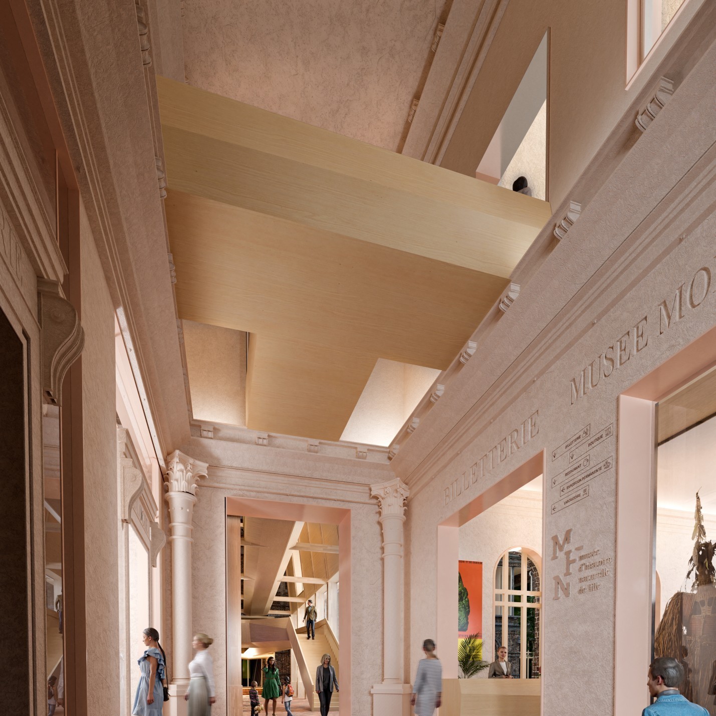 Des espaces pour les enfants sont également prévus ainsi que de nouvelles salles d'exposition.