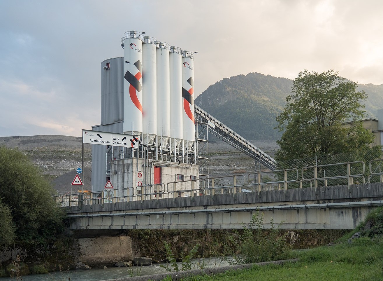 Usine Holcim à Oberdorf dans le canton de Nidwald. (image symbolique).