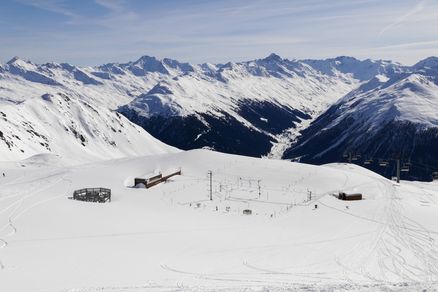 Le champ d'expérimentation du SLF au Weissfluhjoch à Davos a été mis en place il y a plus de 80 ans.