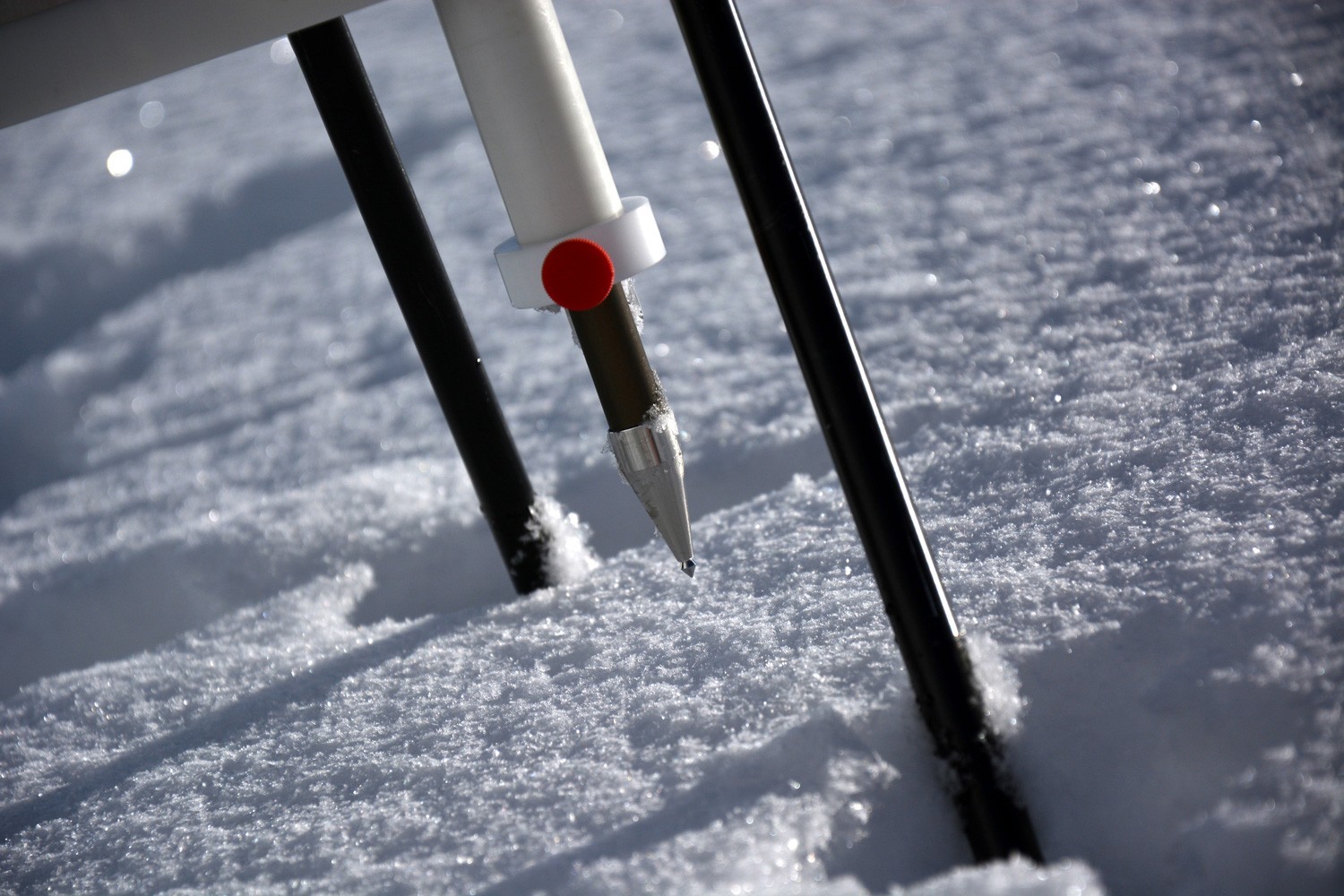 Pointe de mesure du pénétromètre à neige «SnowMicroPen» développé au SLF.