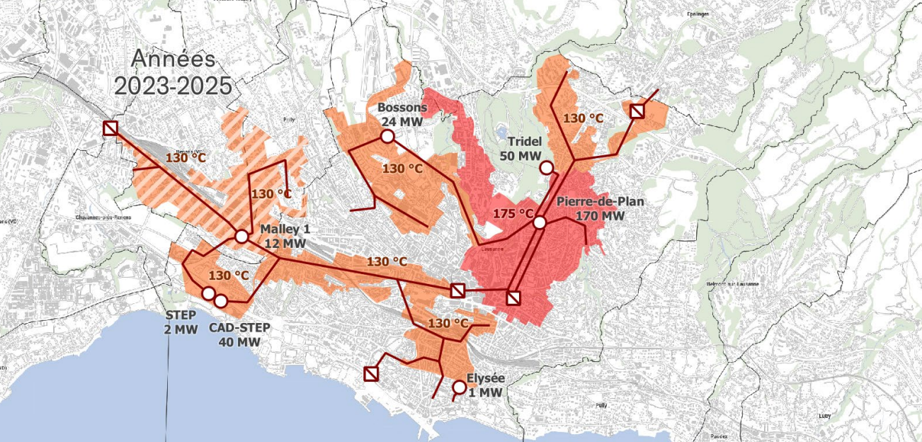 Grande étape pour un chauffage à distance lausannois 100 % renouvelable