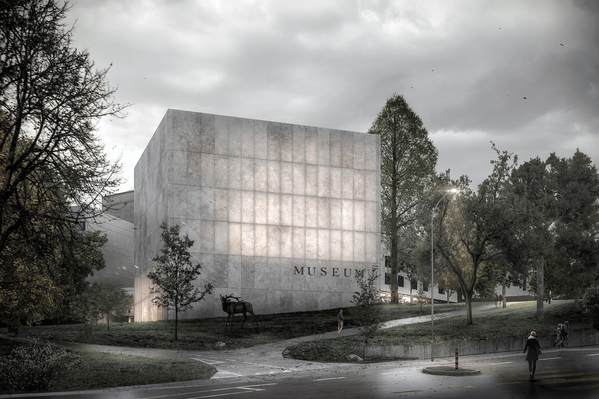Le projet «Ambre» a remporté le premier prix du concours d’architecture pour la construction d’une extension, la mise en sécurité et la réorganisation partielle du Muséum d’histoire naturelle.