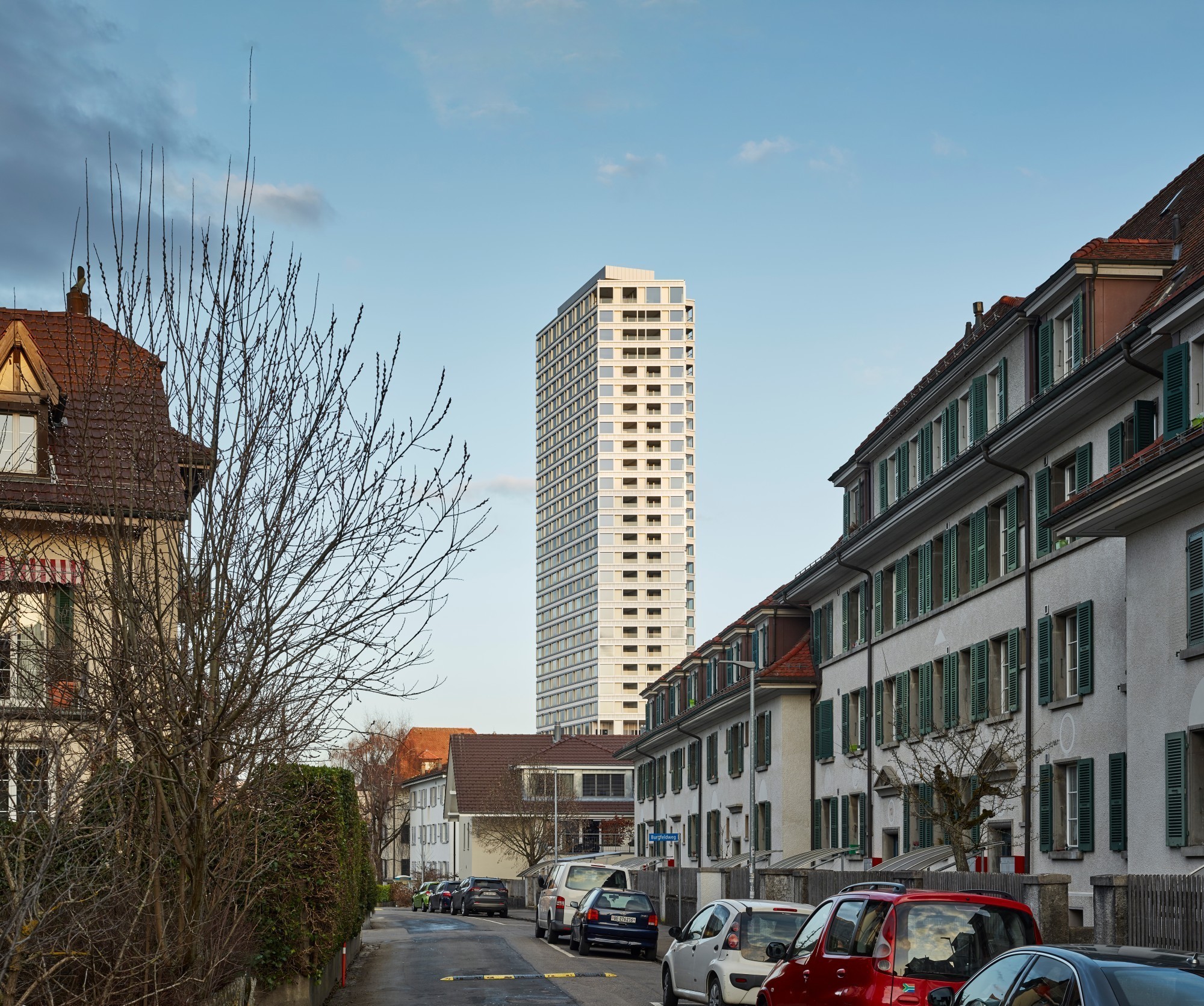 La Bäre Tower marque le début de la densification des constructions à la périphérie de Berne.