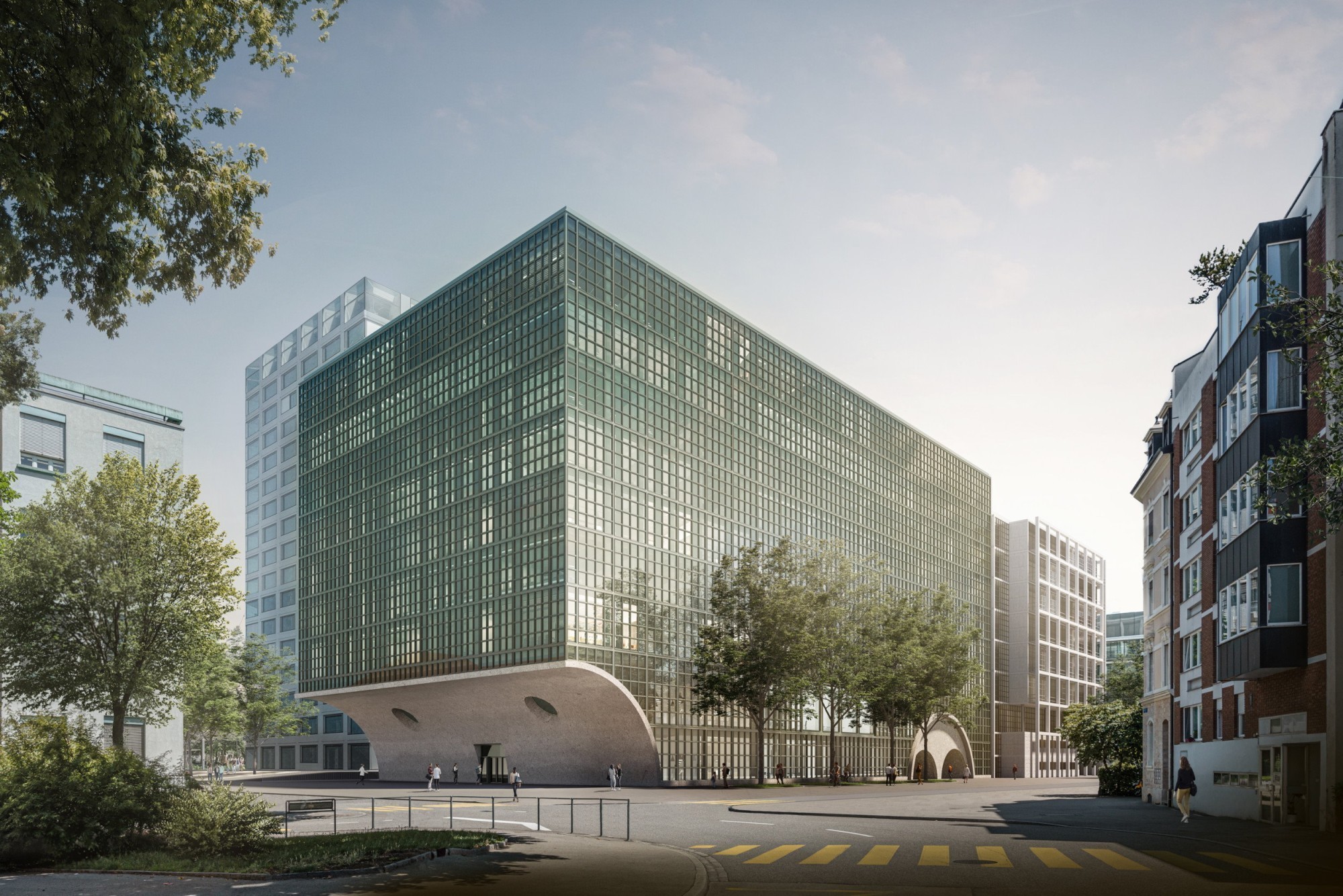 Le nouveau bâtiment de recherche du département des sciences biomédicales de l'université devrait un jour ressembler à ça.