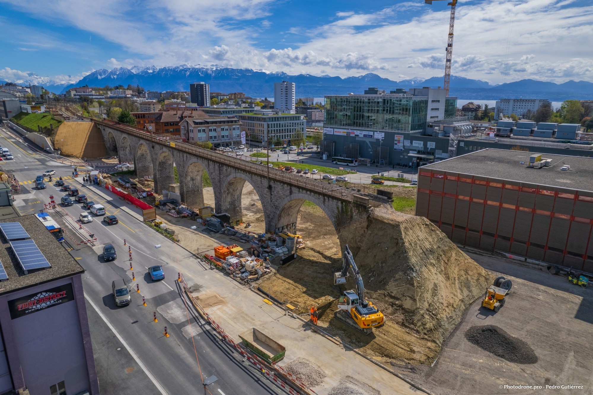 Tramway Lausanne-Renens Pour ses 100 ans, le viaduc du Galicien se modernise 01