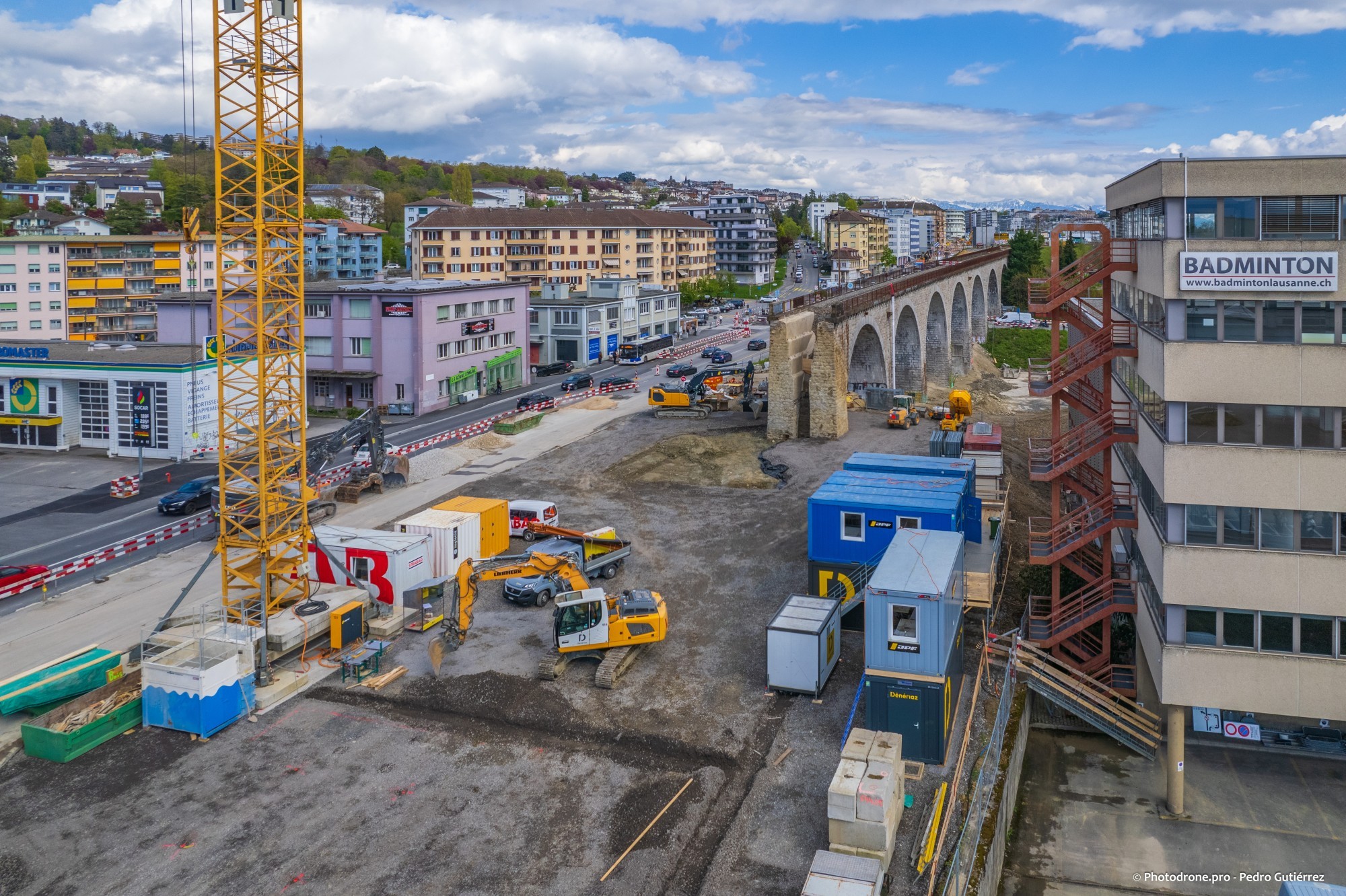 Tramway Lausanne-Renens Pour ses 100 ans, le viaduc du Galicien se modernise 02