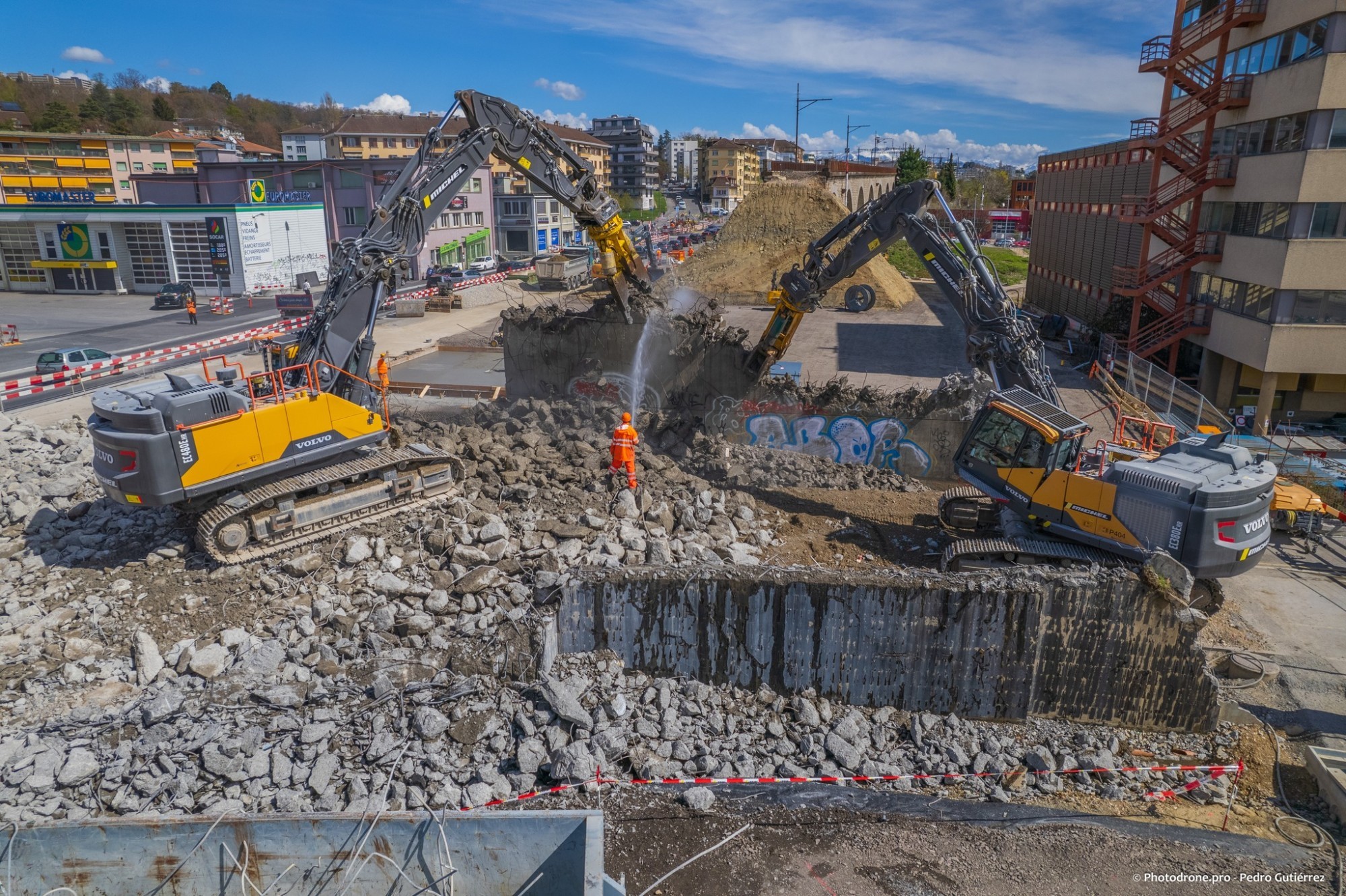 Tramway Lausanne-Renens Pour ses 100 ans, le viaduc du Galicien se modernise