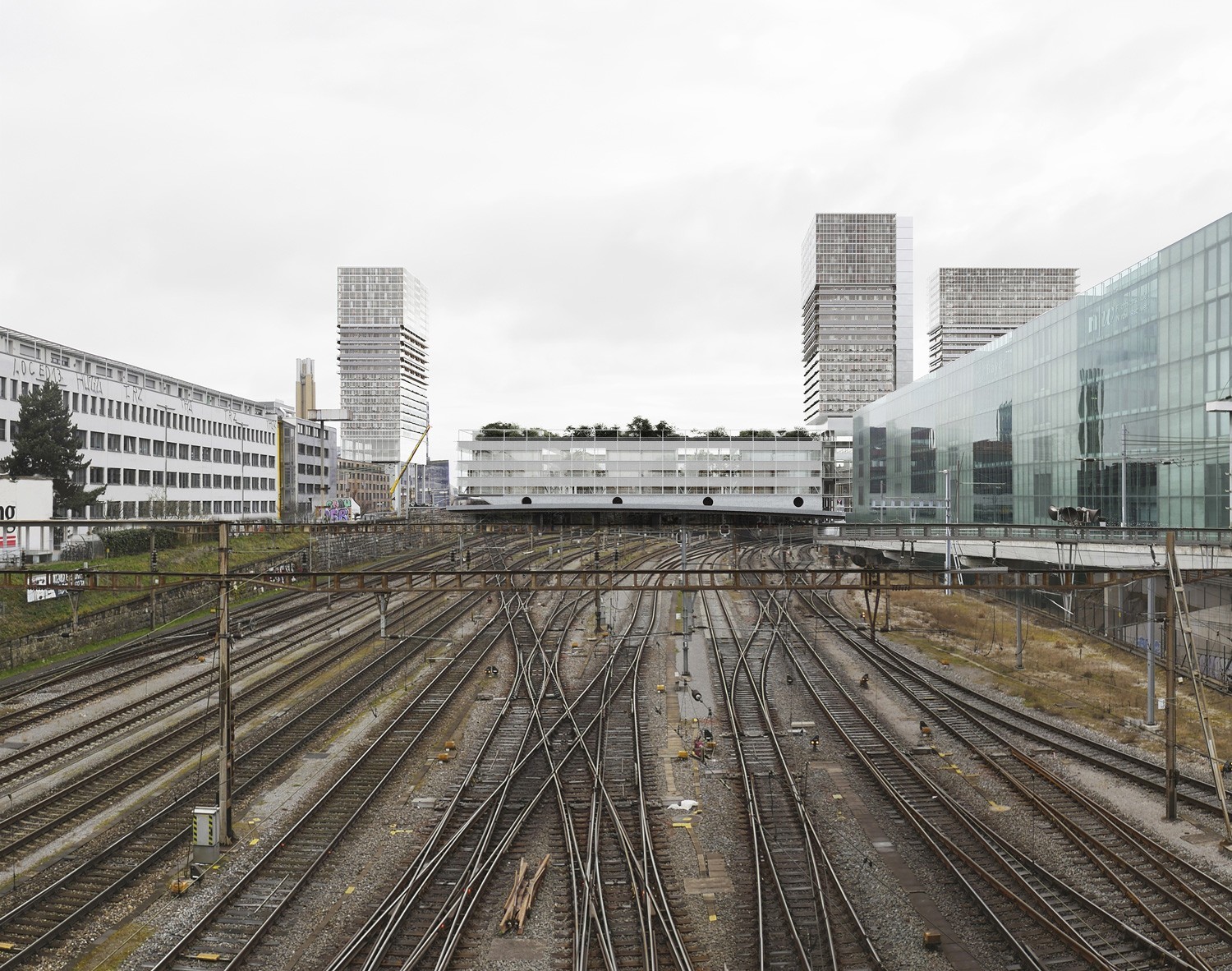 Le projet comprend entre autres la construction de trois tours d'une hauteur maximale de 89 m.