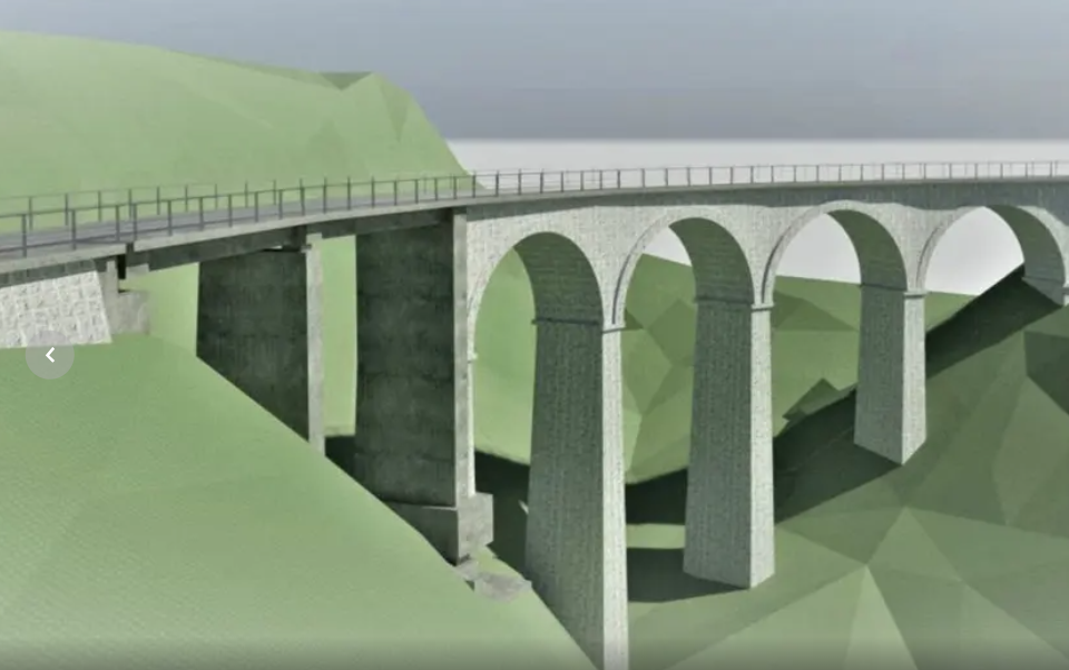 Le terrain se situant sous  première voûte du viaduc de la Baye de Clarens (VD) est affaissé. Une solution de remplacement a été découverte afin de pouvoir éviter la démolition totale de l'ouvrage.