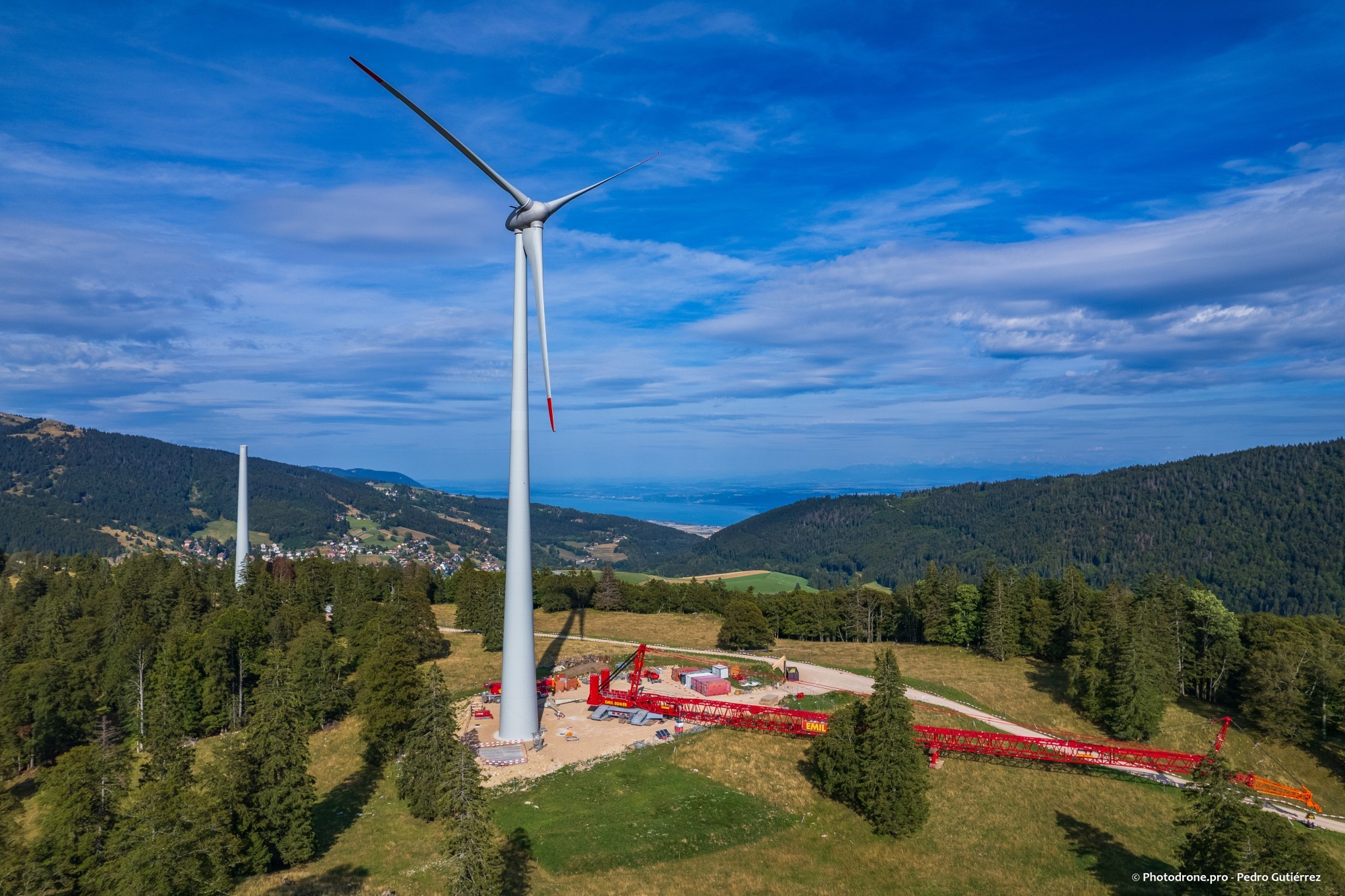 première éolienne vaudoise Saint-Croix