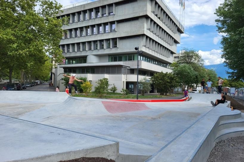 Le skatepark de Vevey (VD) a répondu à la demande croissante de la population pour les sports fun.