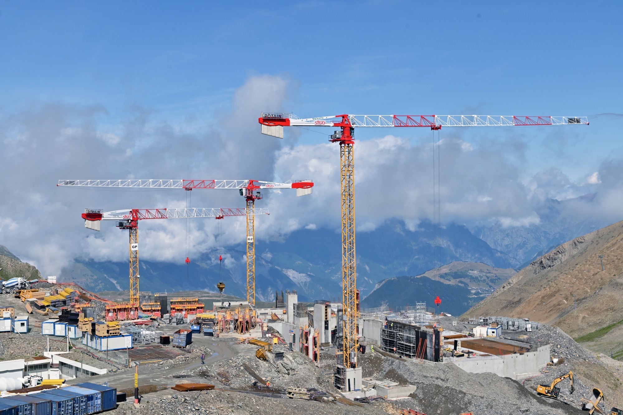 Grues altitude France 1