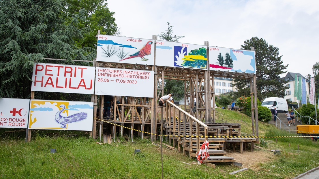 Le chantier d'ALICE au Musée international de la Croix-Rouge et du Croissant-Rouge en mai 2023.