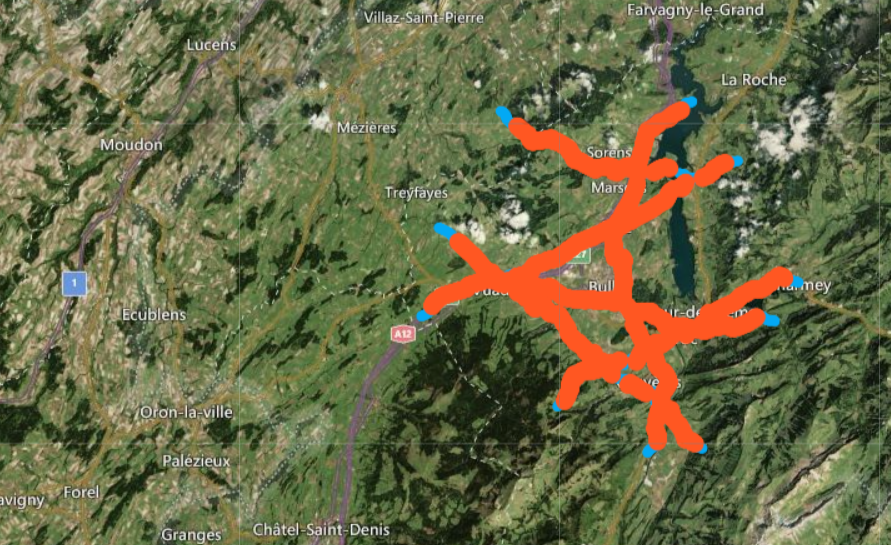 La campagne de géothermie a lieu dans les communes de Bulle, Corbières, Hauteville, Pont-en-Ogoz, Sorens, Echarlens, Marsens, Riaz, Sâles, Vaulruz, Vuadens, Bas-Intyamon, Broc, Gruyères, Le Pâquier, Châtel-sur-Montsalvens, Crésuz et Val-de-Charmey.