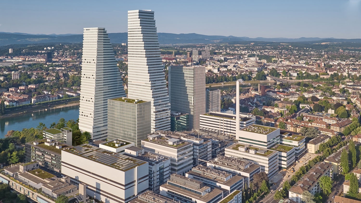Roche a présenté sa vision pour le Nordareal, un ensemble de bâtiments qui formeront le futur campus de l’entreprise pharmaceutique à Bâle.