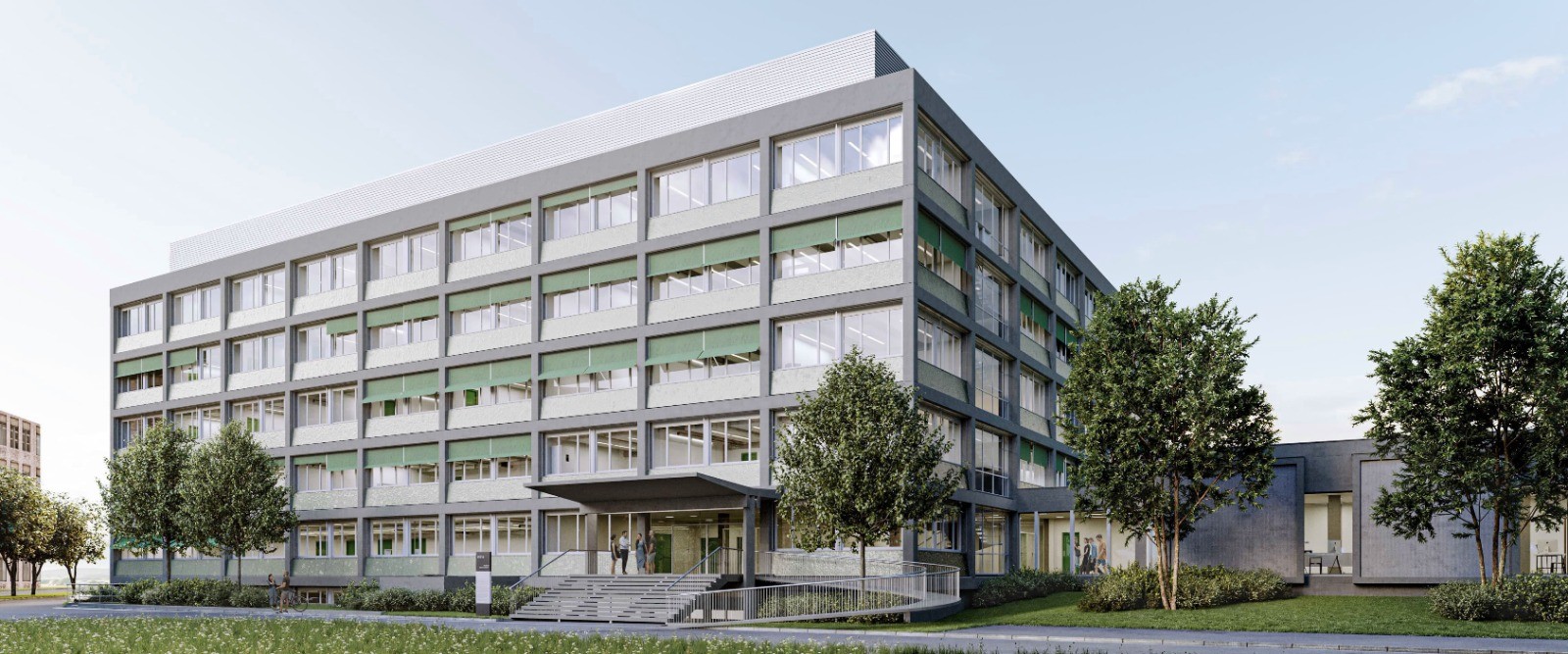 « La transformation » est le nom du projet lauréat du concours d'architecture en charge de la réfection totale du bâtiment de chimie PER10 de l'Université de Fribourg.