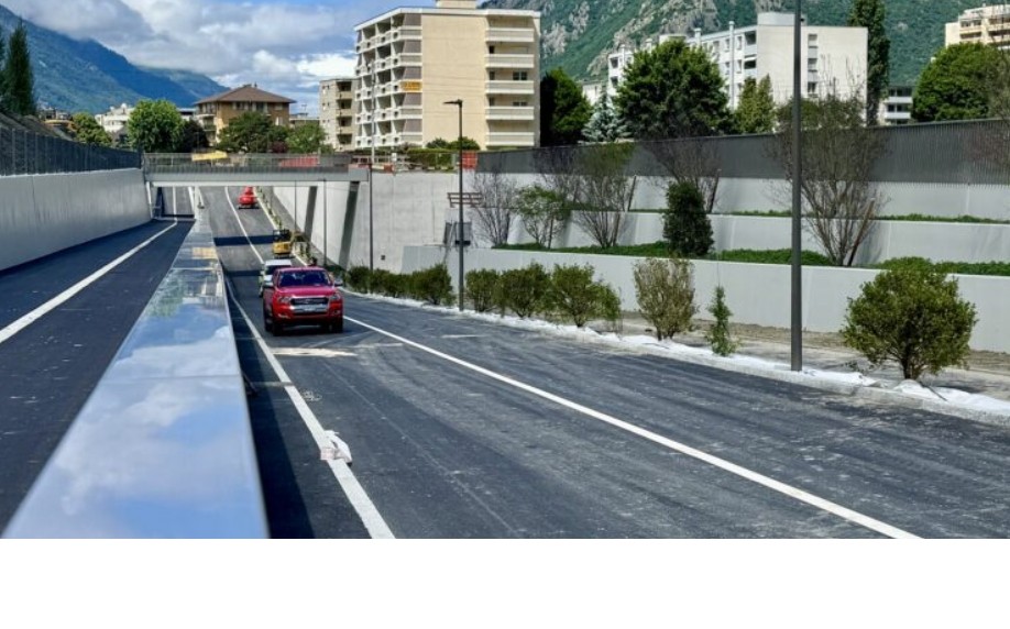 Circulation facilitée à Martigny grâce au Passage des Neuvilles.