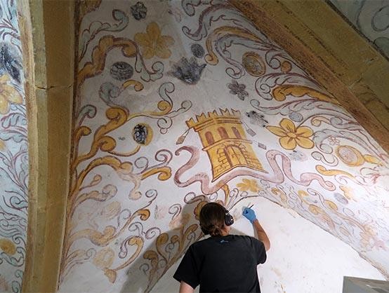 Le passé refait surface à la chapelle du Scapulaire au landeron (NE).