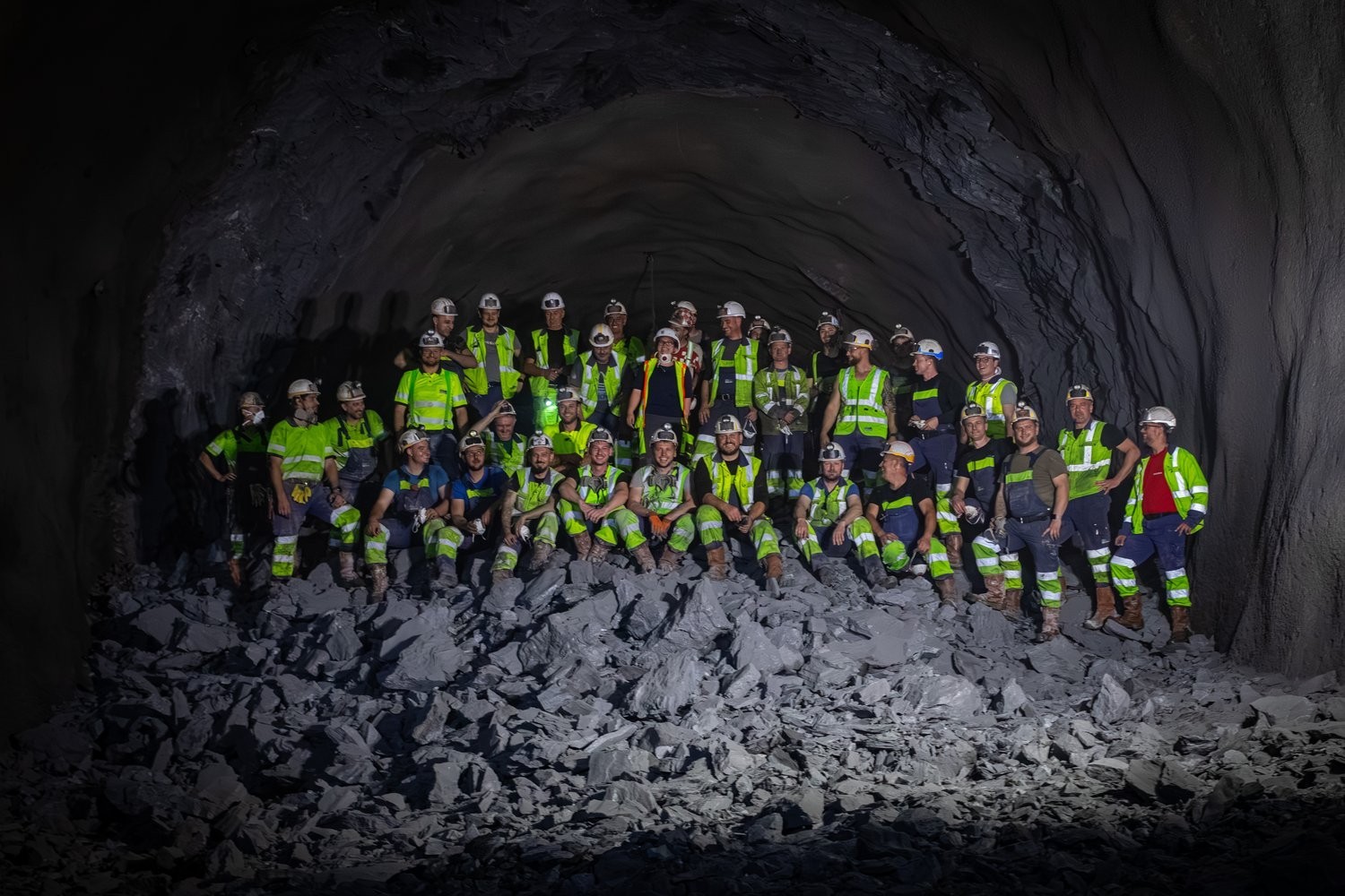 A la fin juin, les mineurs ont percé le tunnel principal ouest du Brenner.