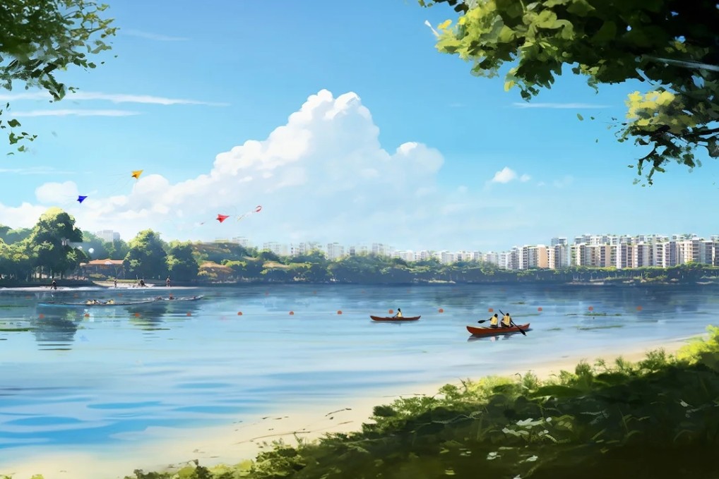 Singapour mise sur le projet « Long Island », une digue habitée conçue grâce à l’intelligence artificielle pour optimiser la résistance environementale face à la montée des eaux.