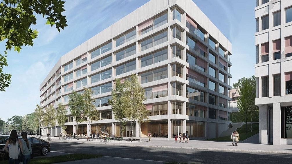 Implenia est responsable des travaux de gros œuvre pour la construction neuve du centre de recherche et de formation en médecine de l’Université de Berne, sur le site de l’Hôpital de l’Ile.