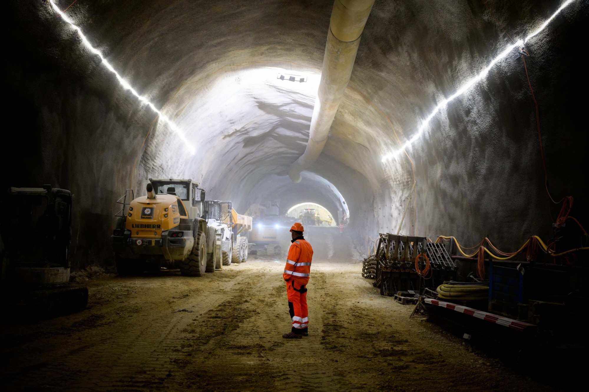 En raison du traitement des recours, la mise en service du tunnel entre Gléresse et Douanne a été repoussée de trois ans, tandis que l’excavation se poursuit depuis un an.