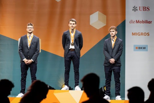 Augustin Mettraux (Neuchâtel) a gagné deux médailles aux SwissSkills 2025.