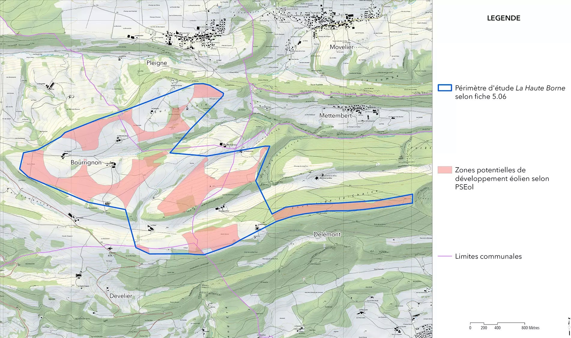 Eoliennes Haute-Borne Delémont