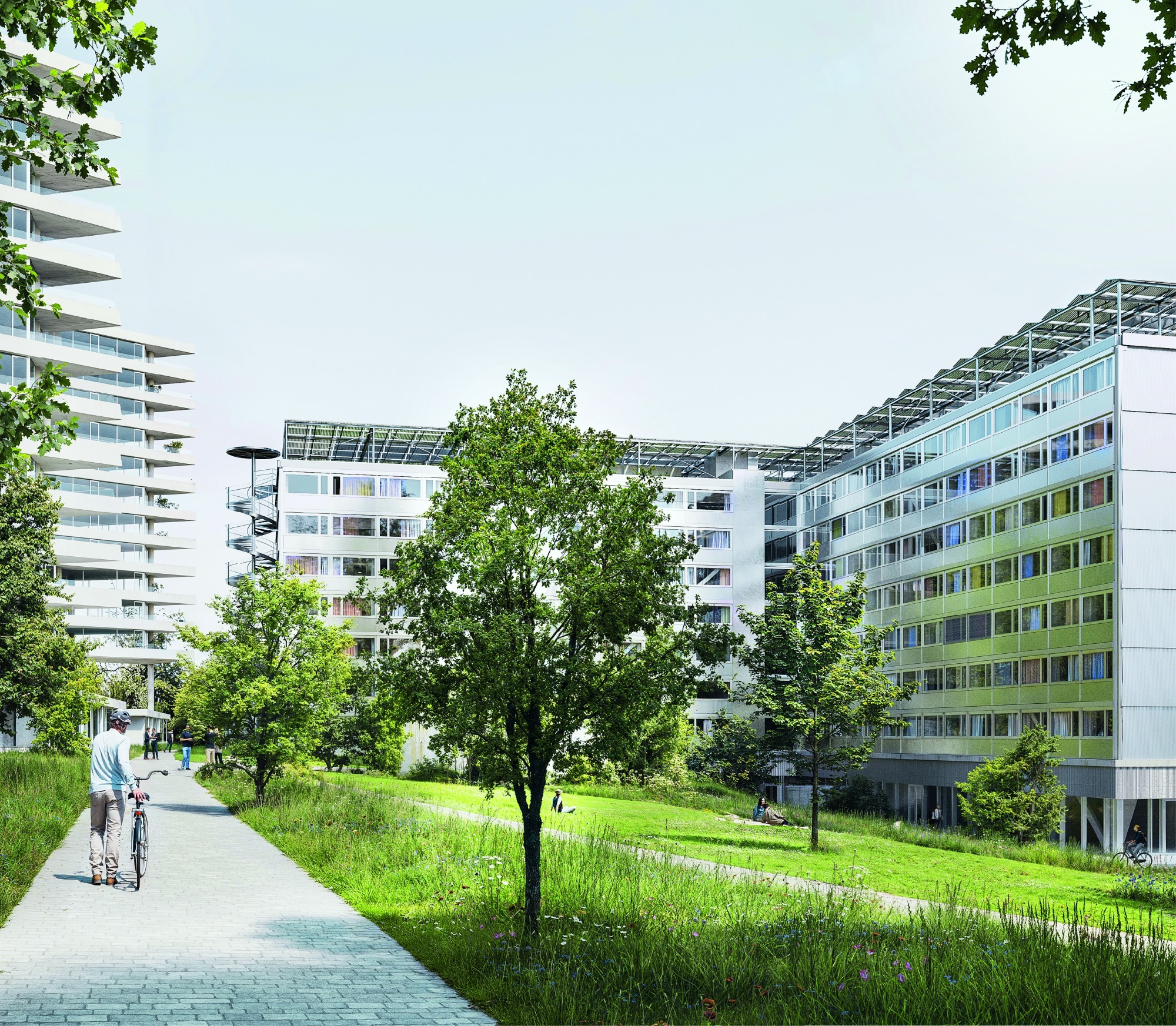 Le nouveau siège de la Haute école de santé Vaud (HESAV) prend forme sur le Campus Santé.