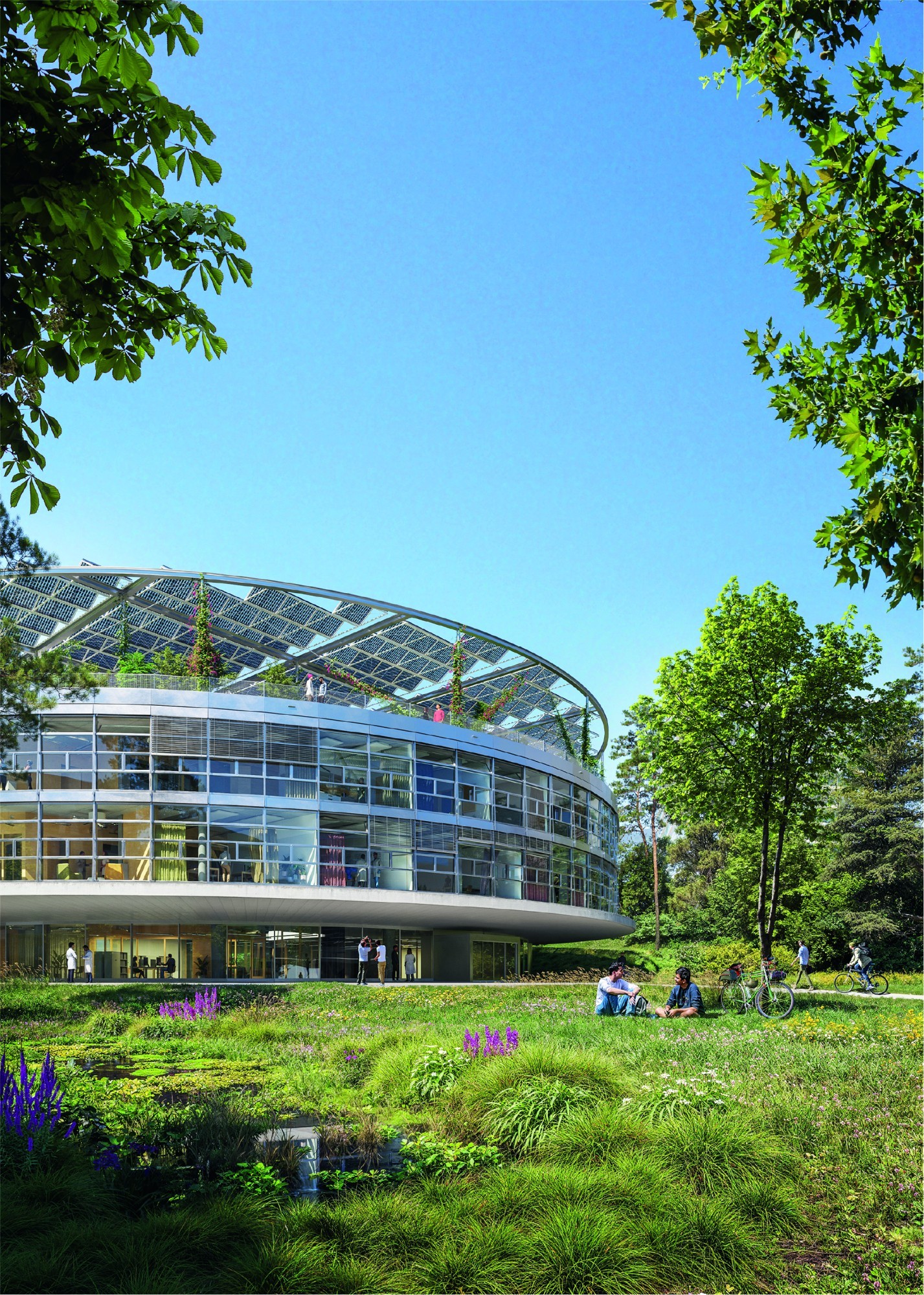 Le Centre coordonné de compétences cliniques (C4), actuellement en construction, deviendra le futur pôle de formation et de pratique.