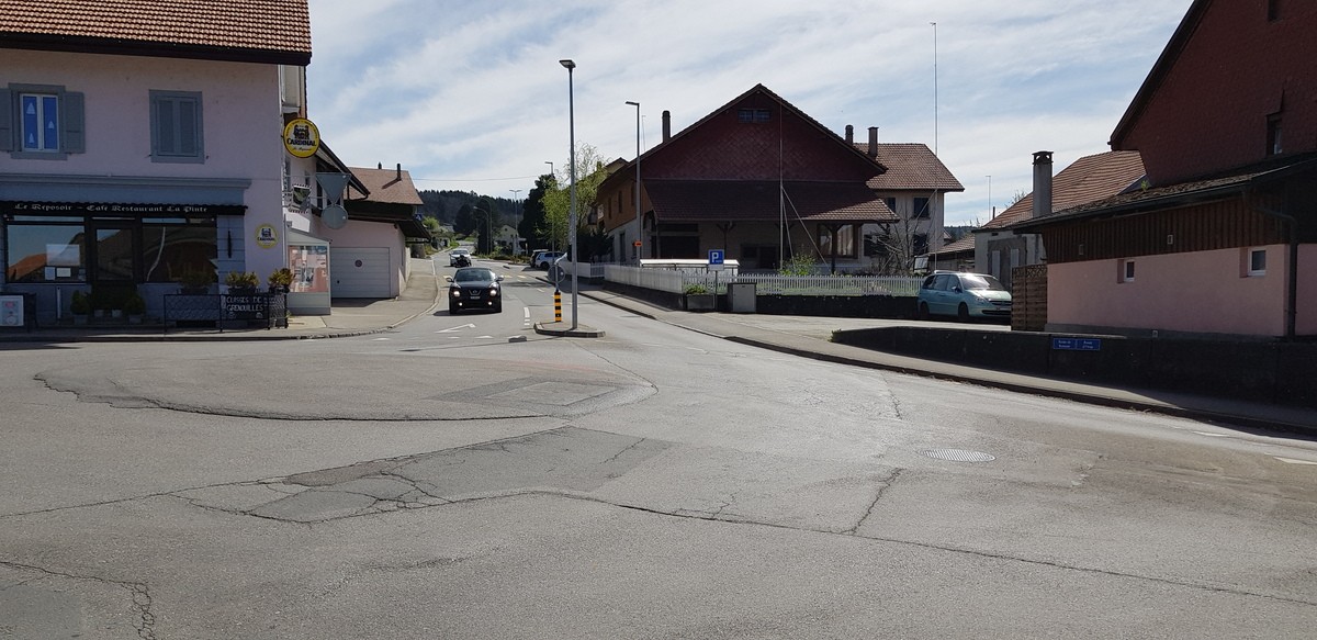 Le carrefour du centre-village d’Ursy, qui fait l’objet de la mise à l’enquête, sera réaménagé.