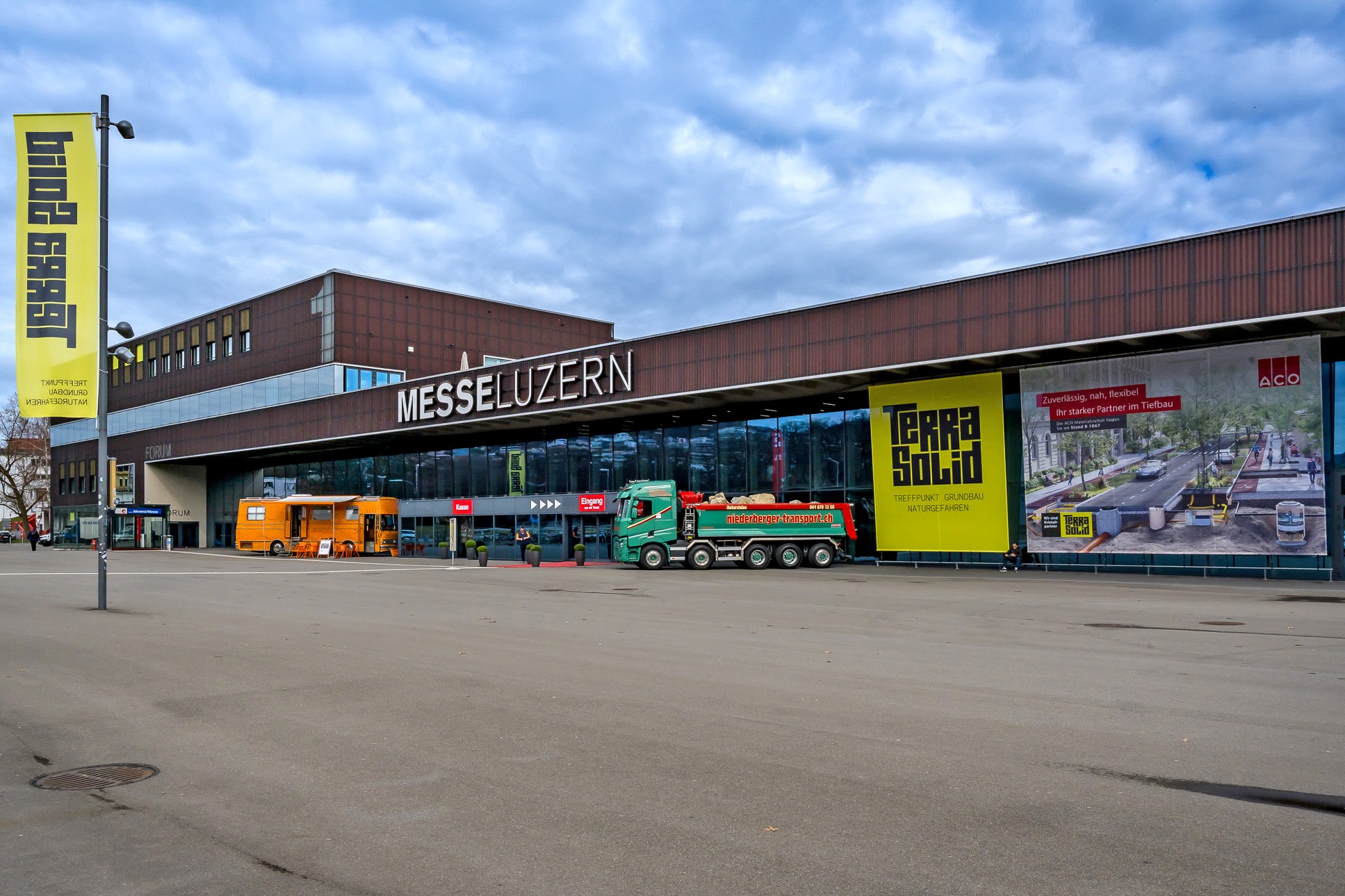 Le bâtiment lucernois qui a accueilli la première édition de Terra Solid.